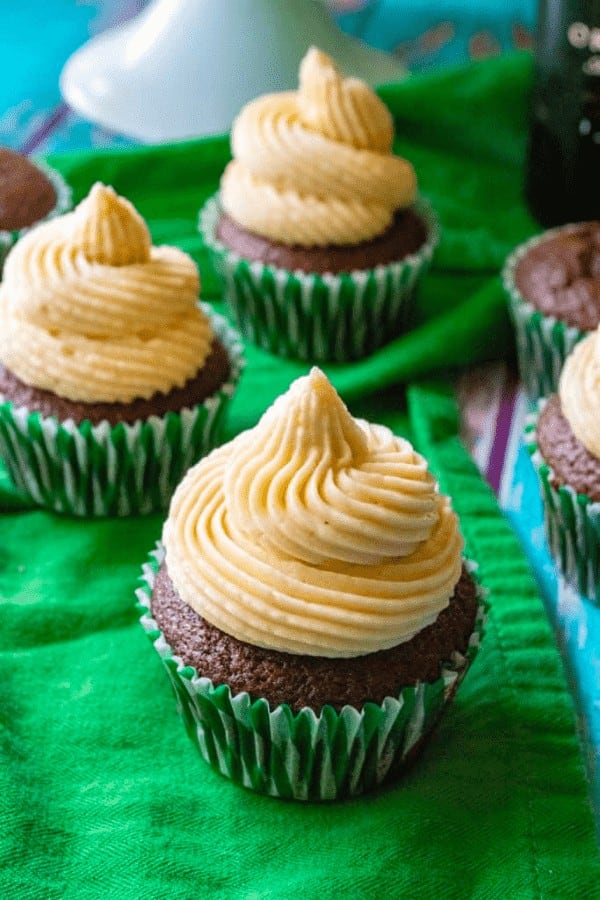 Baileys St. Patrick’s Day Cupcakes