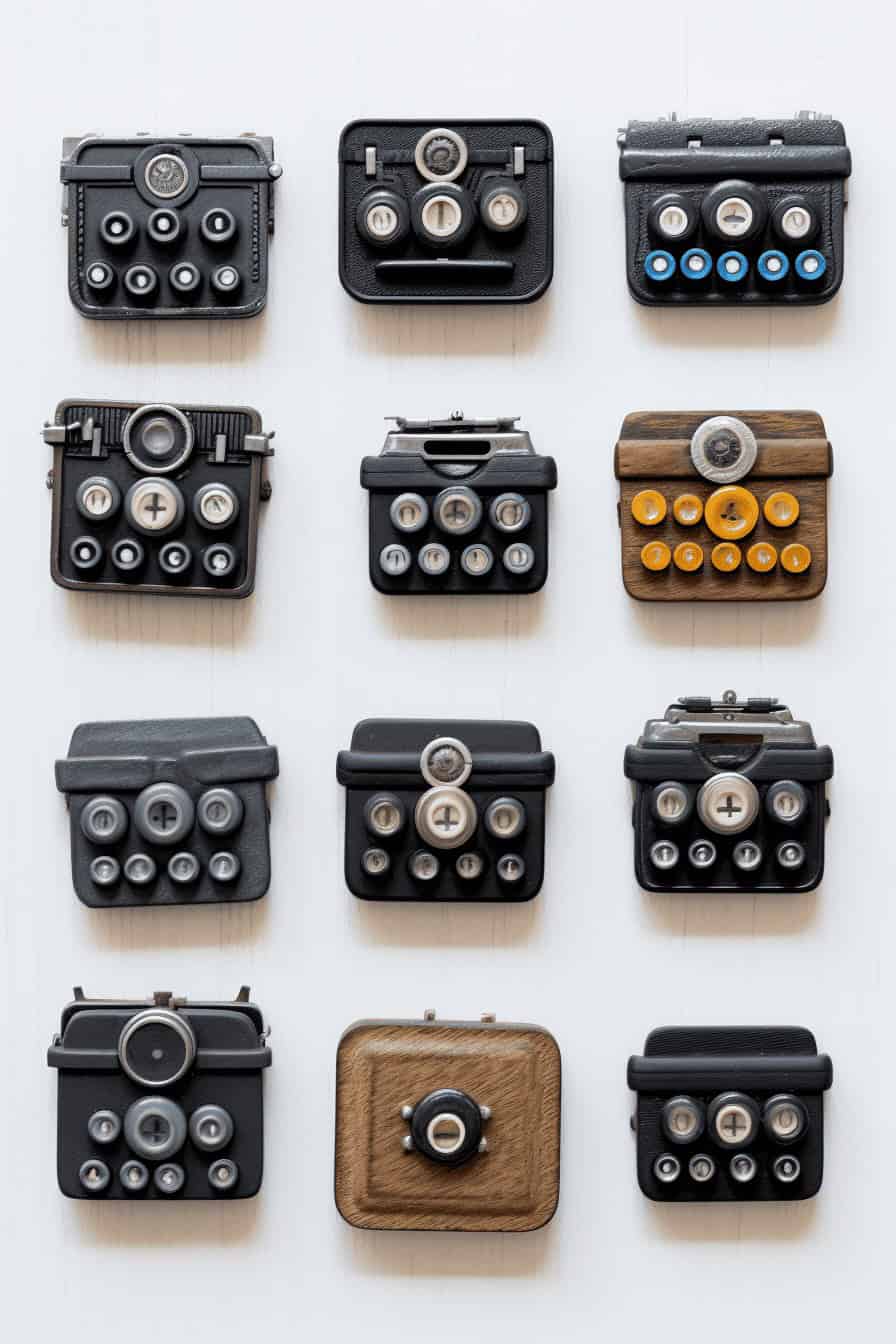 CLASSIC TYPEWRITER KEY MAGNETS