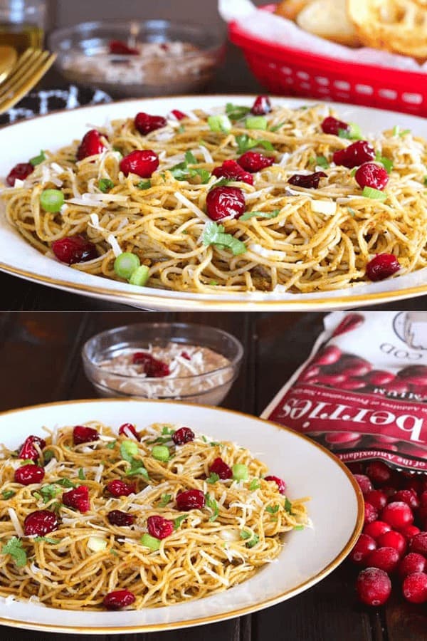 Cranberry Pesto Pasta