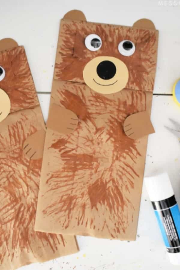 BEAR PAPER BAG PUPPETS