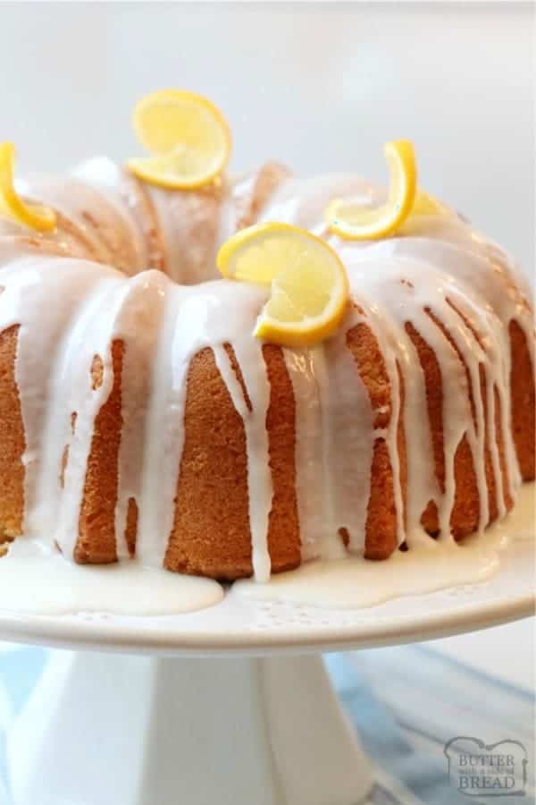 Lemon Buttermilk Pound Cake Dessert