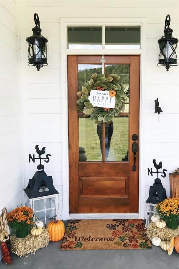 White Farmhouse Porch