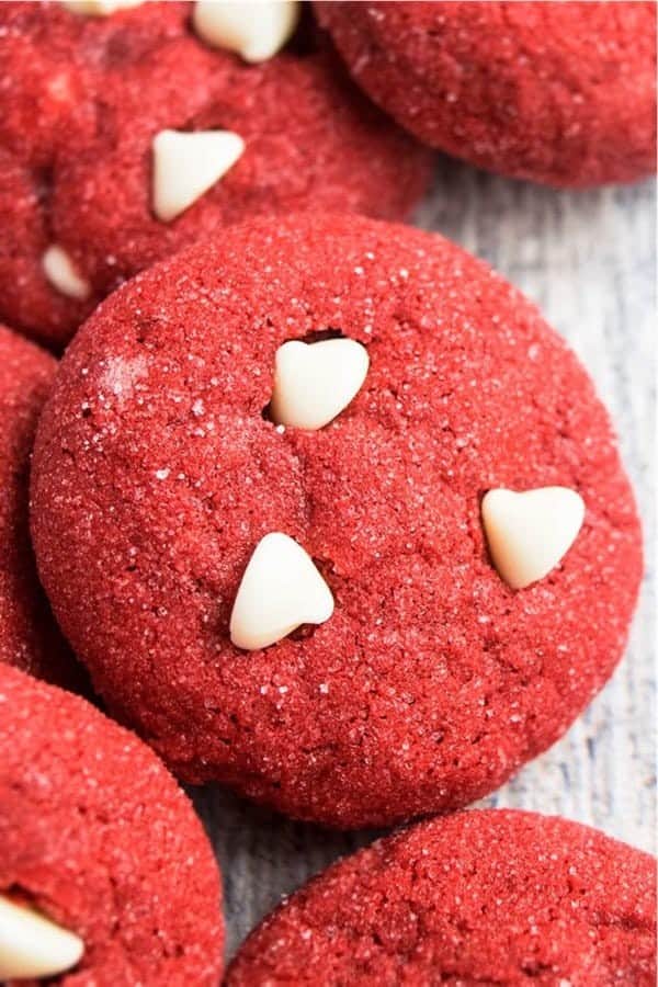 Red Velvet Cookies With Cake Mix