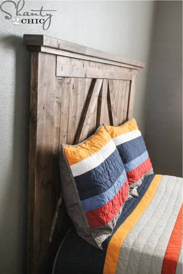 DIY Barn Door Headboard