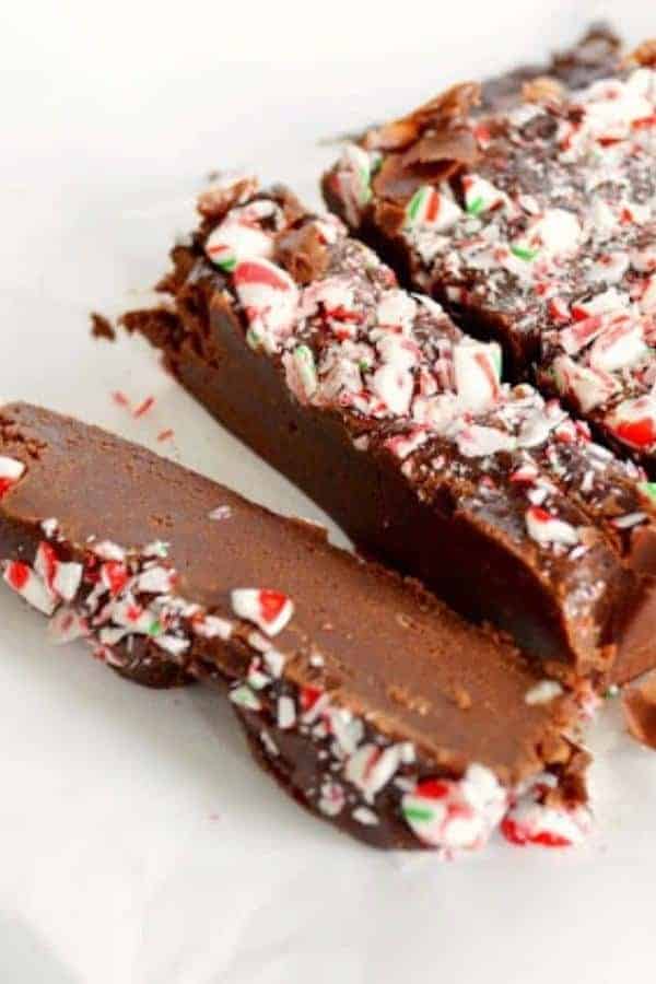 VEGAN CANDY CANE FUDGE RECIPE