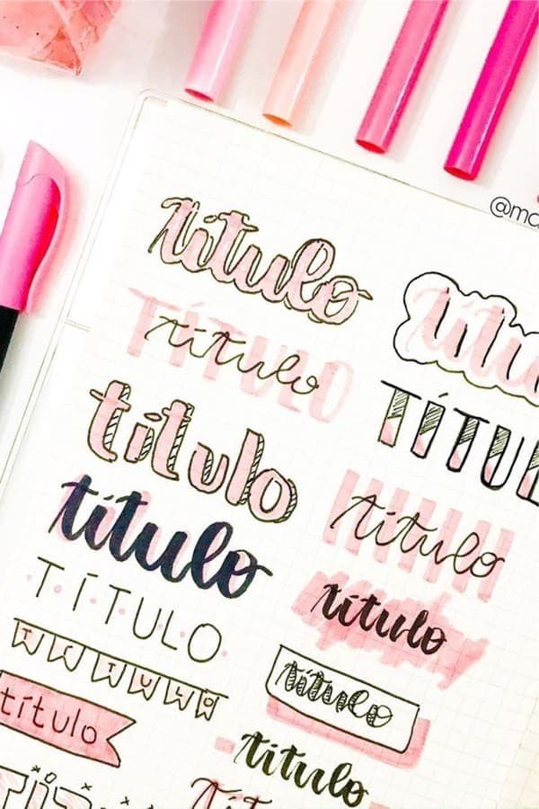 Pink Titulo Ideas