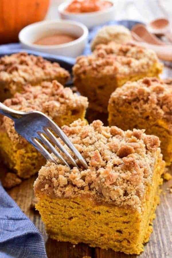 PUMPKIN COFFEE CAKE