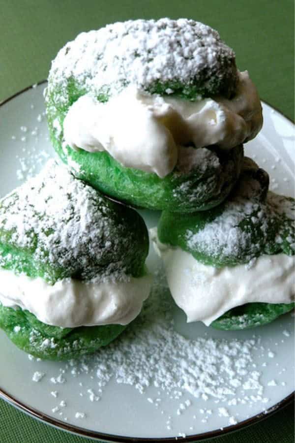 St Patty’s Day Cream Puffs