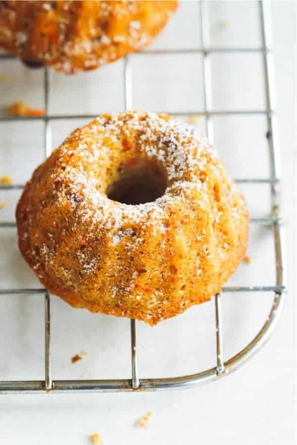 Mini Carrot Bundt Cake Recipe