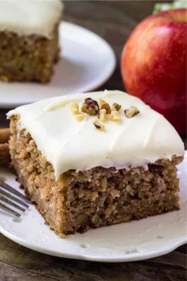 Apple Spice Cake with Cream Cheese Frosting