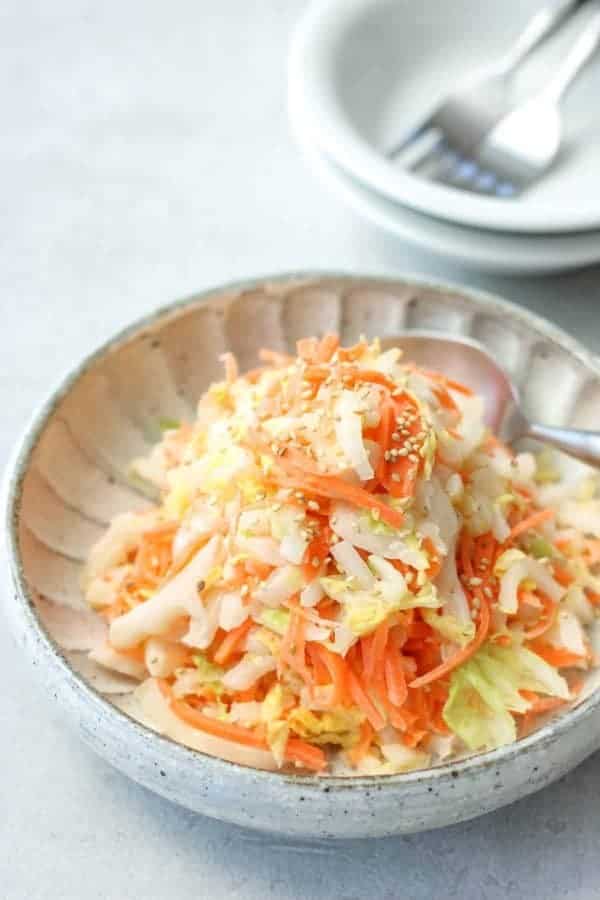 JAPANESE NAPA CABBAGE COLESLAW