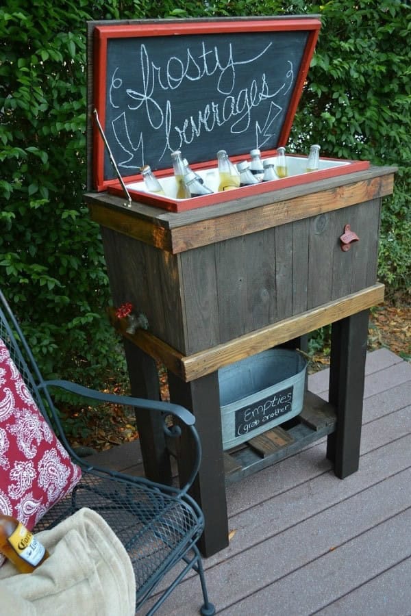 WOOD DECK COOLER