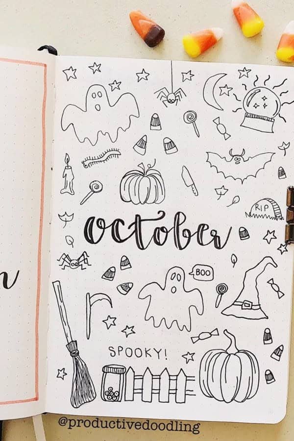 October Doodle Cover