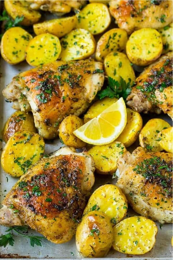 Greek Chicken and Potatoes