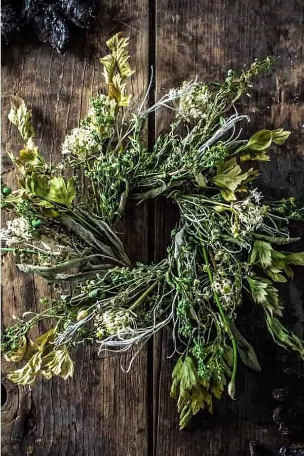 DRIED HERB WREATH