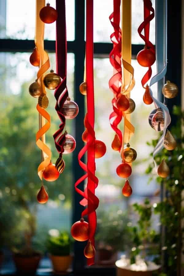 VERTICAL HANGING RIBBONS