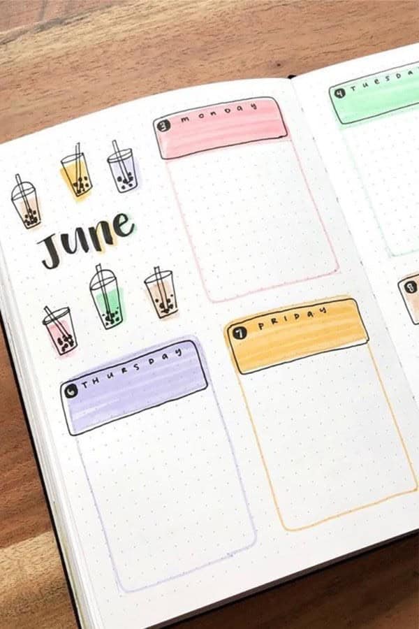 June Boba Tea Spread