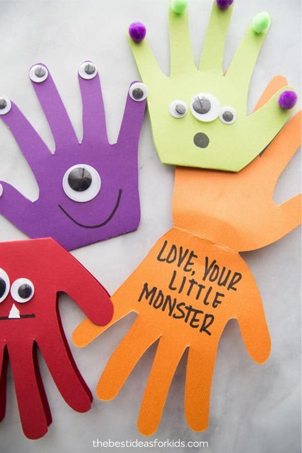 Monster Handprint Craft