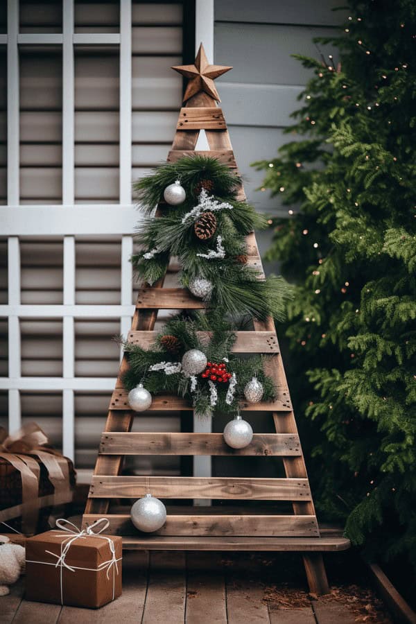 Handmade Wooden Christmas Trees