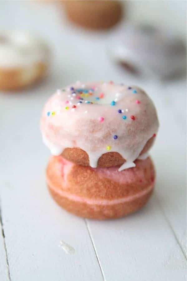 Mini Cake Mix Donuts