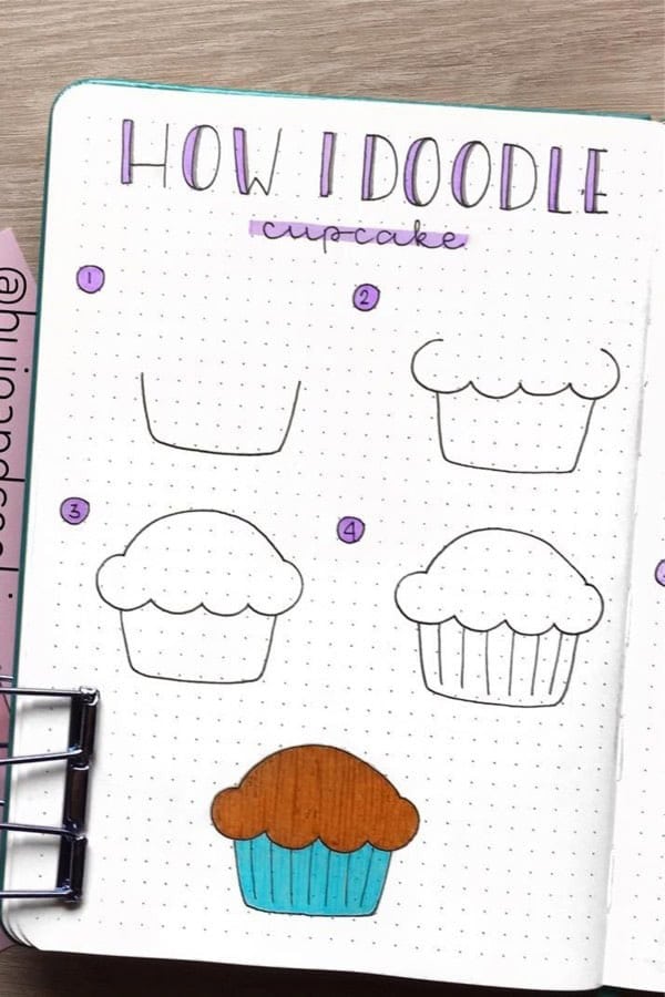 Simple Cupcake Doodle