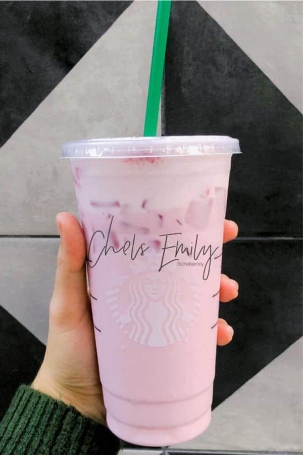 Healthy Starbucks Pink Drink