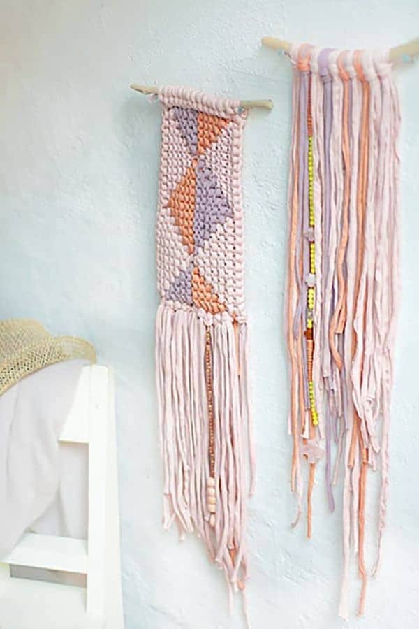 GEOMETRIC YARN WALL HANGING