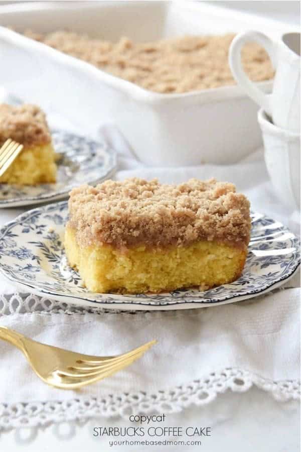 Copycat Starbucks Coffee Cake Recipe