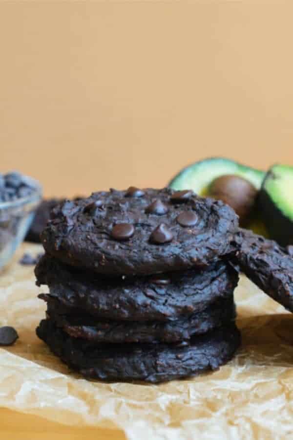 Avocado Fudge Cookies