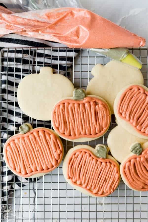 Pumpkin Sugar Cookies