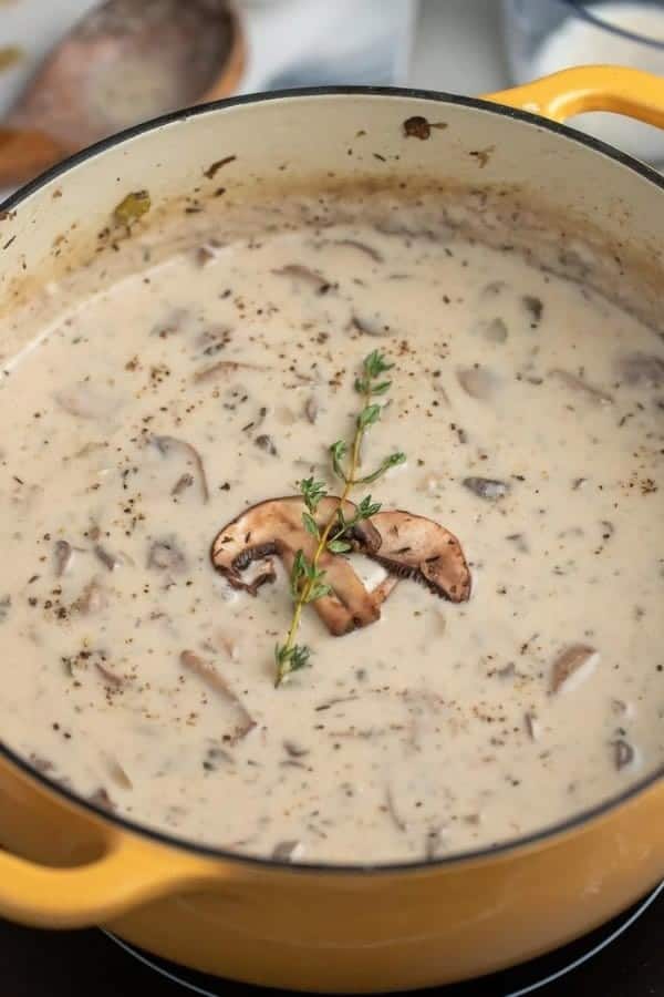 CREAM OF MUSHROOM SOUP