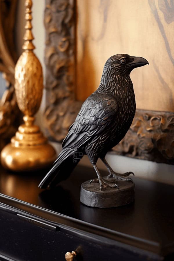 Crow or Raven Figurines