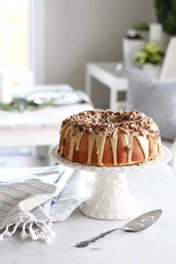 CARAMEL PECAN BUNDT CAKE