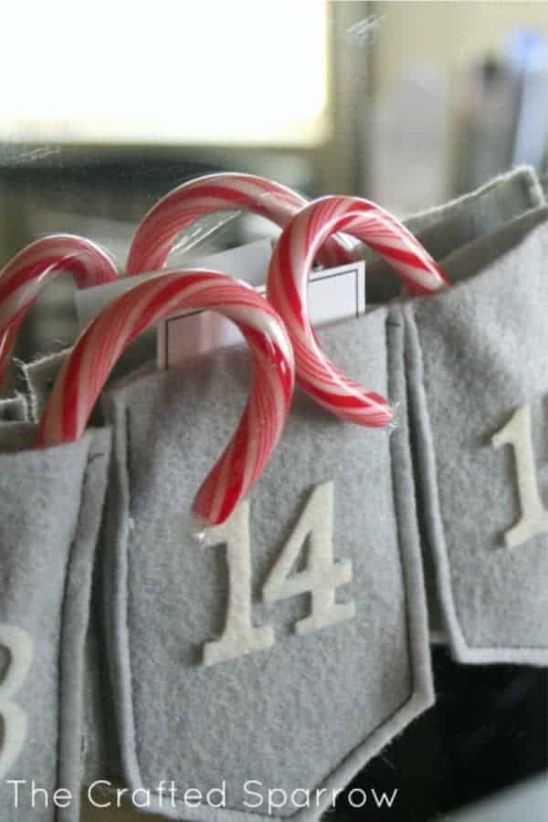 Felt Advent Garland