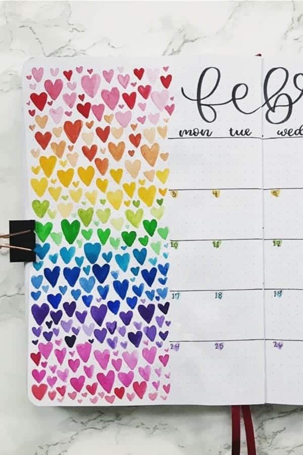 February Monthly Spread