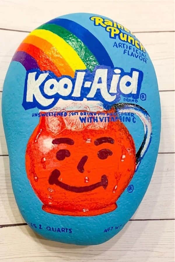 Kool-Aid Painted Rock