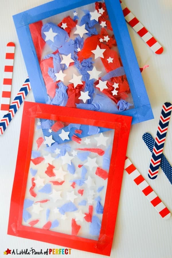 Patriotic Suncatcher for Fourth of July