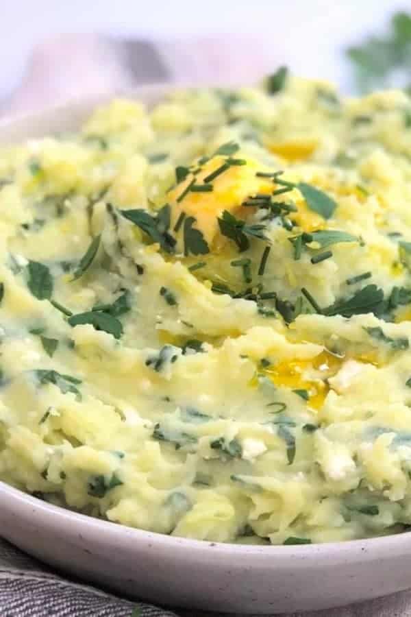 Spinach Mashed Potatoes