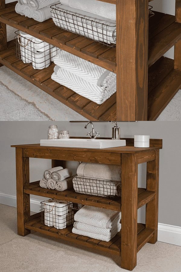 Rustic Bathroom Vanity