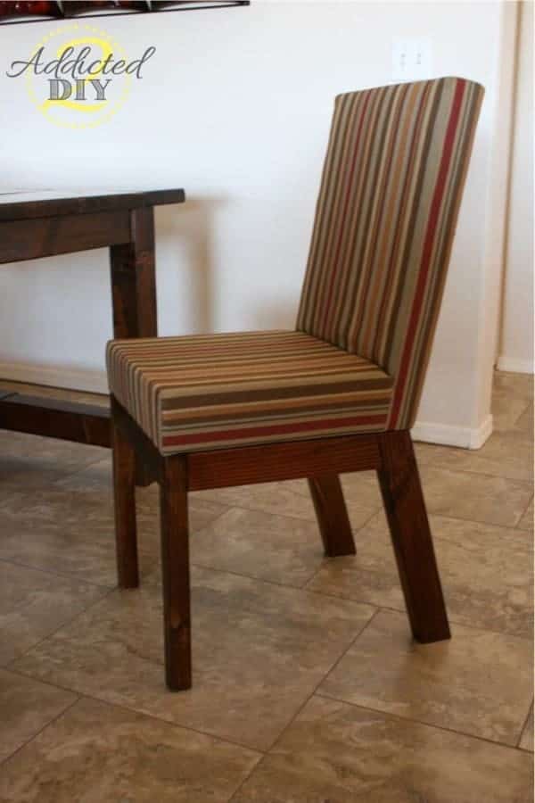 DIY Upholstered Dining Chairs