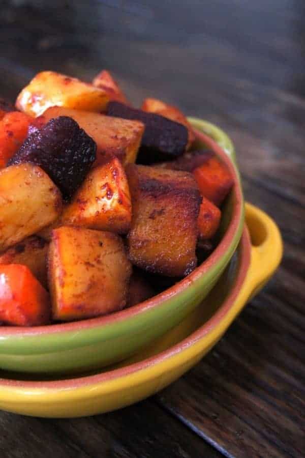 CUMIN-ROASTED ROOT VEGGIES