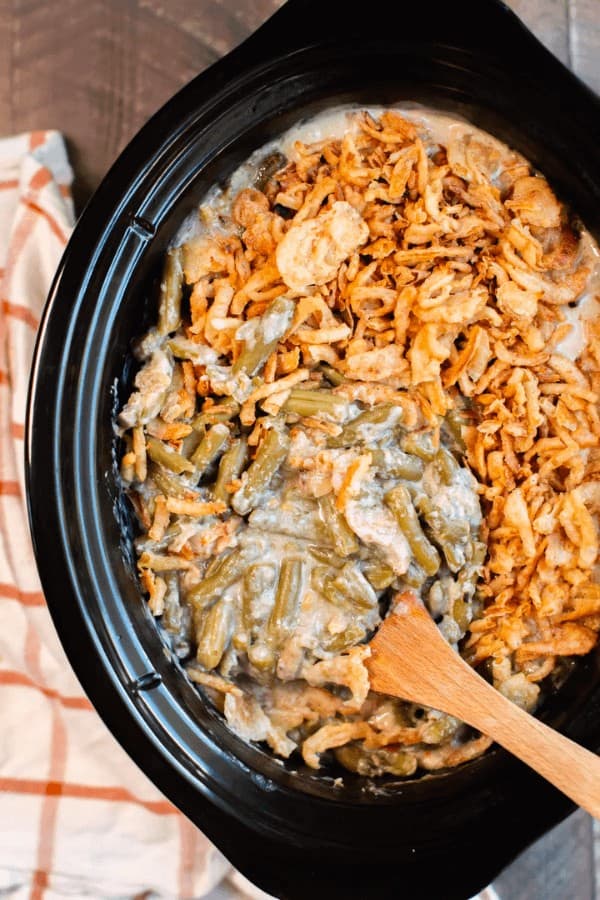 Slow Cooker Green Bean Casserole