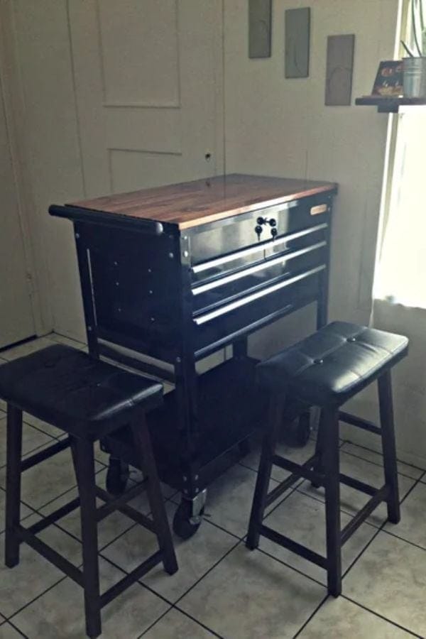 TOOLBOX TO KITCHEN ISLAND