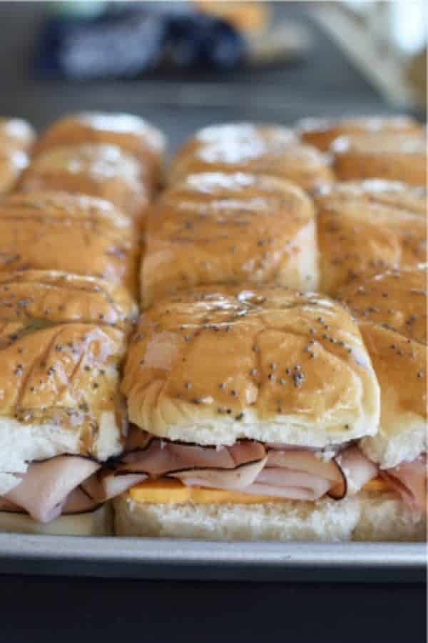 Baked Hot Ham & Cheese Sandwiches