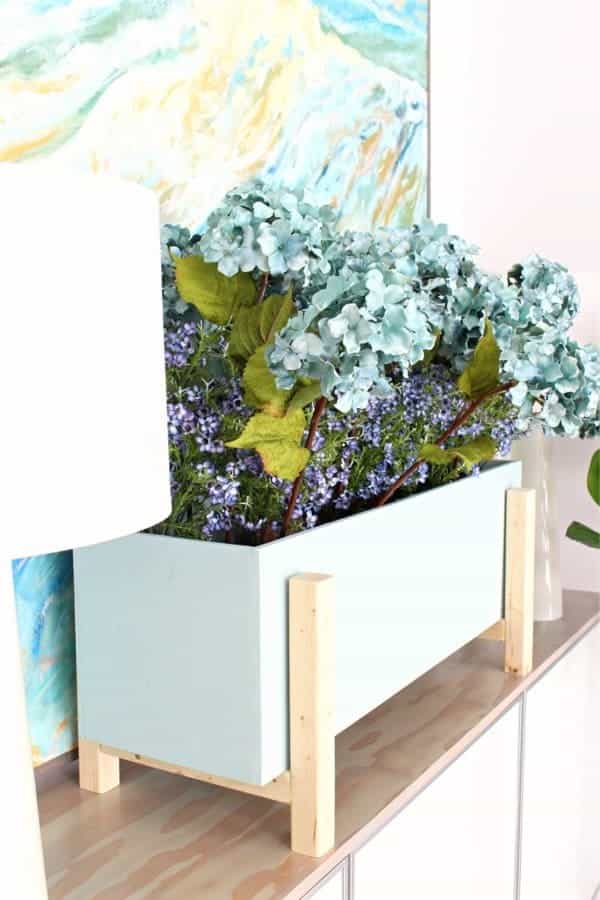 Planter Box for Faux Plants