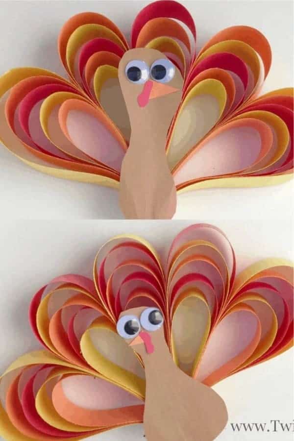 Construction Paper Turkey Craft