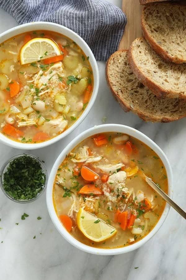 CHICKEN QUINOA SOUP