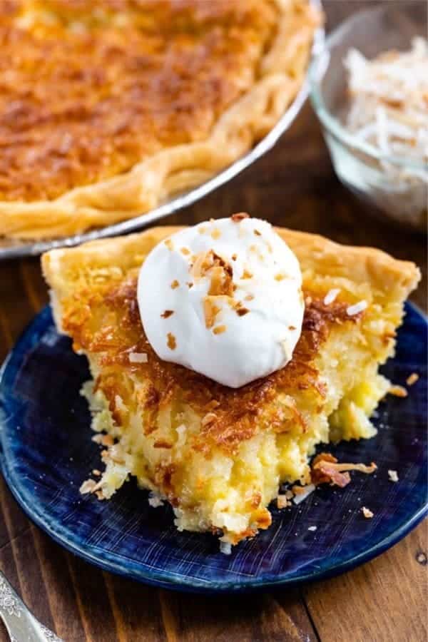 Coconut Chess Pie