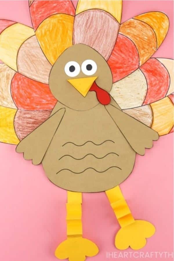 Construction Paper Turkey Craft