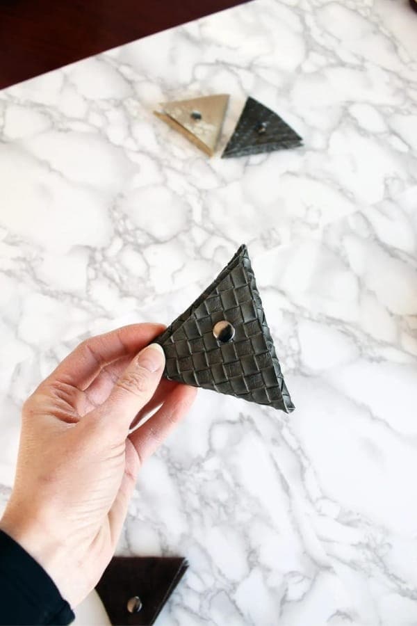 NO-SEW TRIANGULAR COIN POUCH